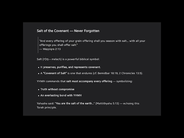 Wayyiqra/Leviticus 2 #praiseyahuah #prayeveryday #bible #praise𐤉𐤄𐤅𐤄#leviticus#levite#qodesh#offering