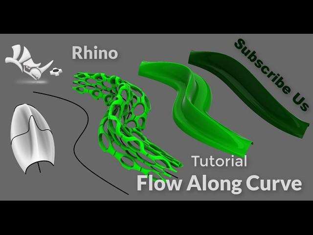 Rhino Tutorial : Flow Along Curve