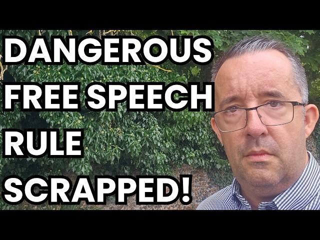 Dangerous Anti Free Speech Rule SCRAPPED‼️