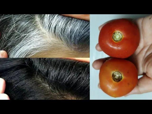 From white hair to black hair naturally in just 4 minutes permanently!  100% works!  Experienced TV