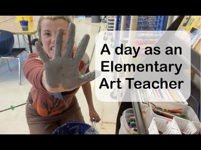 A Day as an Elementary Art Teacher