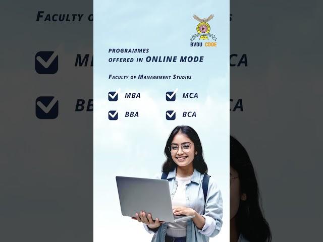 Admissions are now OPEN for the July 2025 batch at Bharati Vidyapeeth (Deemed to be University) CDOE