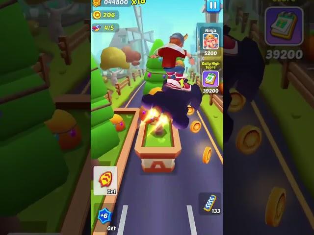 Subway princess runner game video high jump