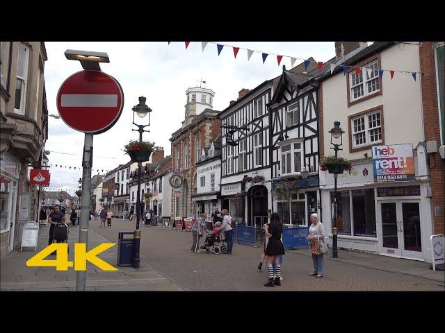 Melton Mowbray Walk: Town Centre【4K】