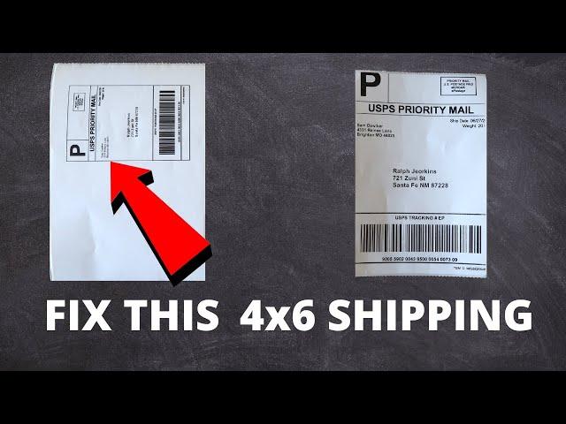 How to Fix Thermal Shipping Label Printing Sideways and Small, 4x6 on Poshmark Etsy eBay Mercari