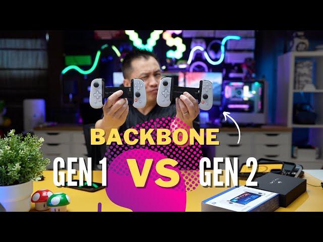  COMPARING GEN 1 vs GEN 2 BACKBONE One Mobile Gaming Controller