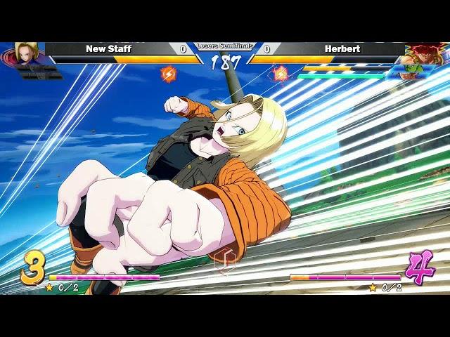 [ Okizeme Fights Episode 3 ] DBFZ Losers SemiFinals New Staff Vs Herbert