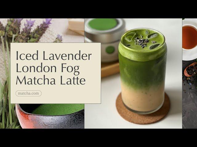 Lavender London Fog Matcha Latte | perfect for afternoon tea