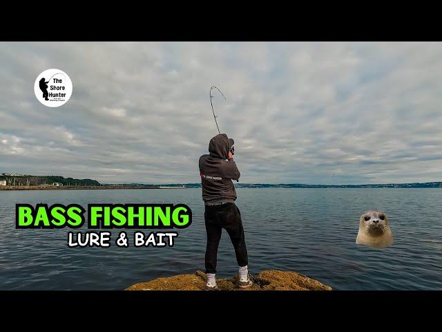 UK Beach Fishing, Lure & Float Bass Fishing, Devon. The Shore Hunter, Wayne Hand.