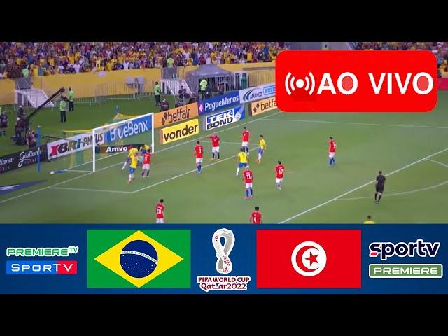 BRASIL X TUNISIA AO VIVO COM IMAGENS - AMISTOSO INTERNACIONAL - JOGO DE HOJE - ASSISTA AGORA!