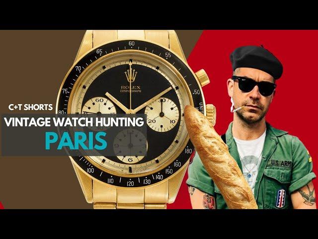 Vintage watch hunting Paris