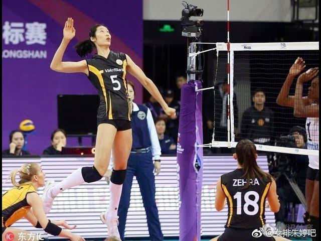 把排球打成艺术 朱婷瓦基弗银行惊艳处理球集锦 | ZhuTing | Turkish Women's Volleyball League2017/18