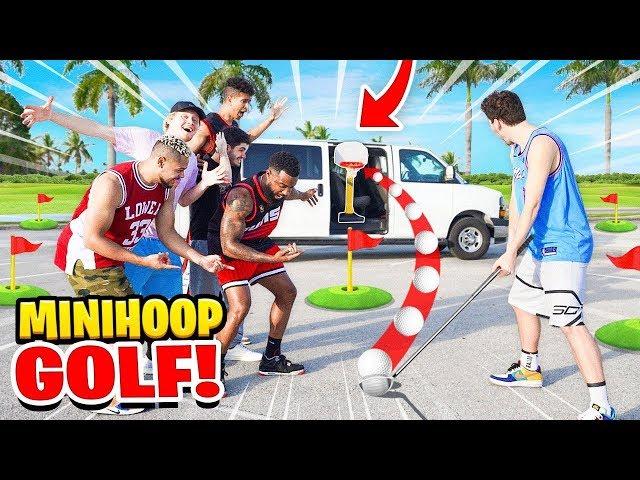 EPIC 2HYPE Miami Mini-Golf TRICKSHOT BASKETBALL