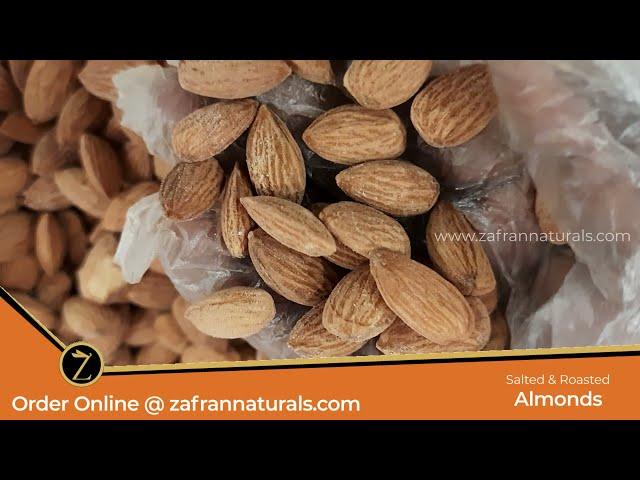 Almond Salted & Roasted | Zafran Naturals