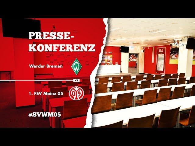 Pressekonferenz vor dem Spiel bei Werder Bremen | #SVWM05 | 1. FSV Mainz 05