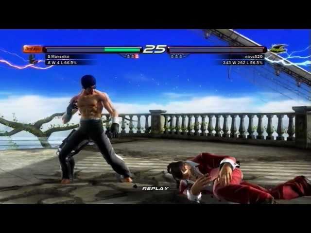 Tekken 6: S-Maveriko (Law) vs novs520 (Feng) - HD