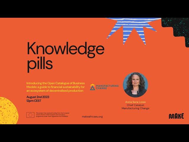 Open Catalogue of Business Models - Knowledge Pills