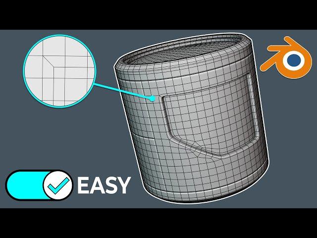 Hard Surface Modeling in Blender is EASY Once You Learn THIS!