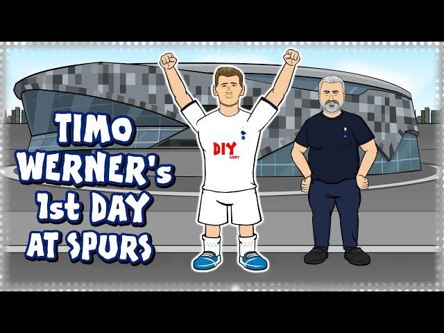 TIMO WERNER'S 1st DAY AT SPURS (Tottenham Transfer Parody)