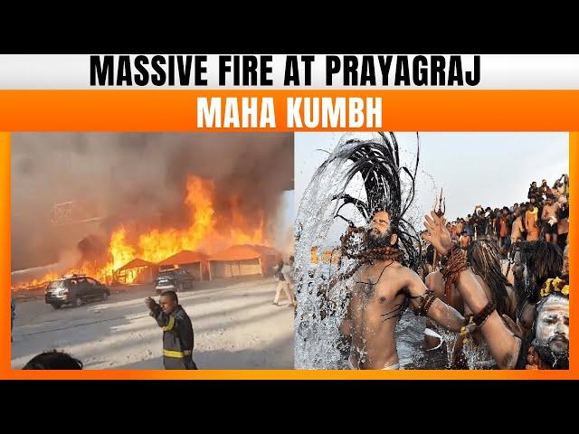 Massive Fire Breaks Out at Prayagraj Maha Kumbh Mela 2025 | News9