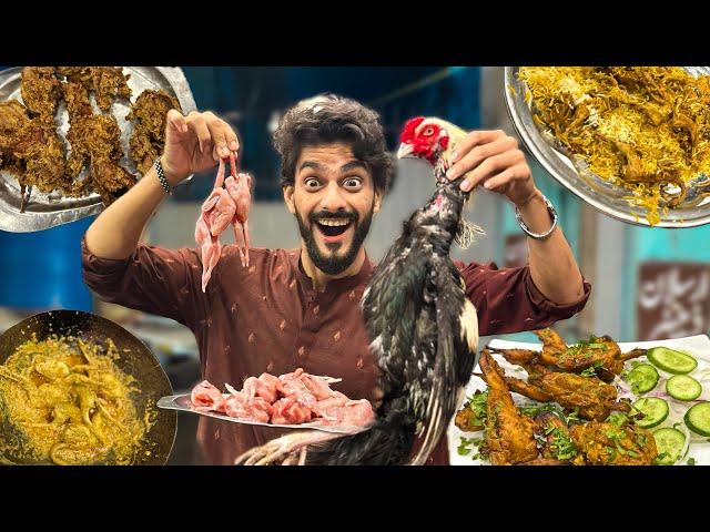 ALHAMDULILLAH BATER OR DESI MURGA KA PLATTER BNA LIA  | MISHKAT KHAN