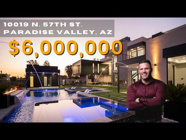 Touring a $6,000,000 Modern Mansion in Paradise Valley, AZ : 10019 N. 57th St.