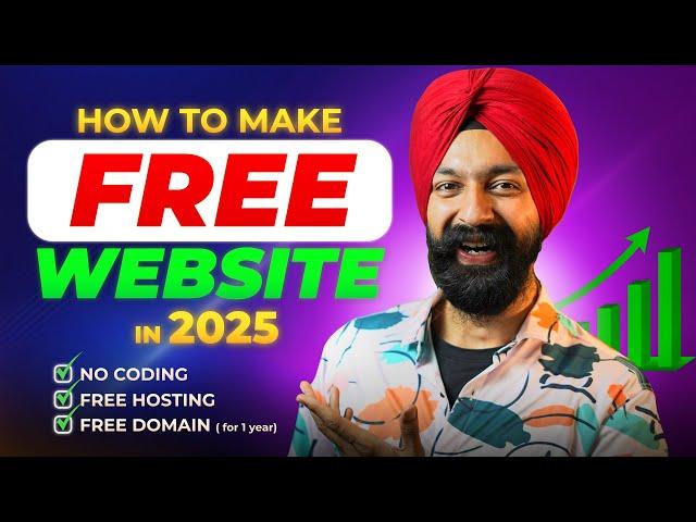 How to make a WEBSITE for FREE! 