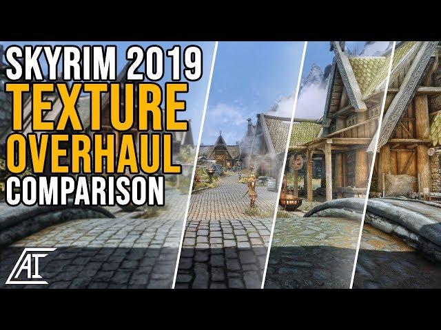 SSE 2019 Texture Overhaul Mods Comparison | Noble Skyrim, Skyrim 2017, Osmodius, Skyland