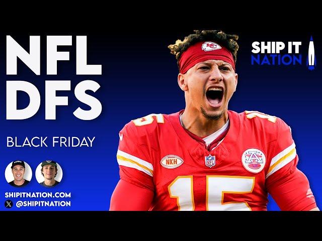 NFL Week 13 Black Friday | November 29, 2024 | DraftKings & FanDuel DFS Picks, Plays and Process