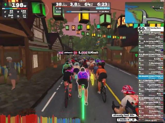 [240922] Zwift - Race: DBR Sunday Race (B) on Country to Coastal in Makuri Islands