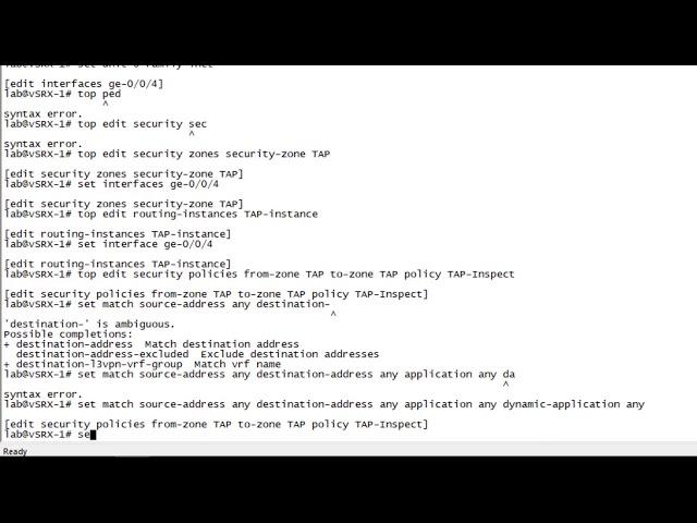 Configuring Tap Interfaces: SRX Series