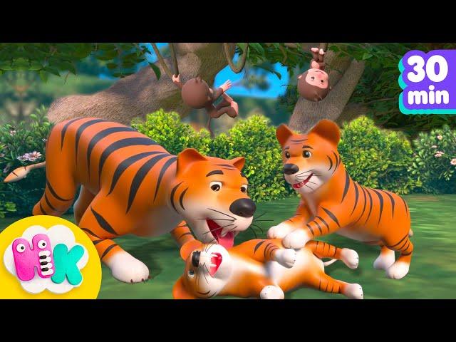 Jungle Animal Song  Discover animals for Kids! | HeyKids Nursery Rhymes