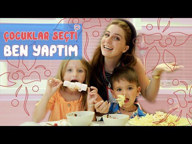 ÇOCUKLARIN SEÇTİĞİ MALZEMELER İLE YEMEK YAPTIM!