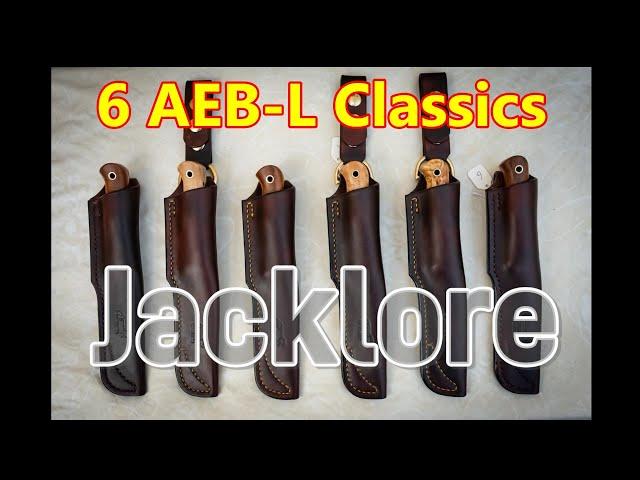 Jacklore Latest batch of 6 AEB L Stainless Classic Bushcraft knives