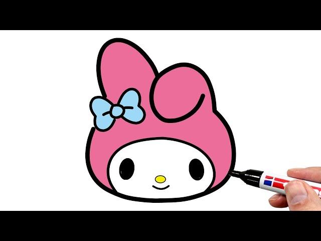 How to Draw My Melody (Head)