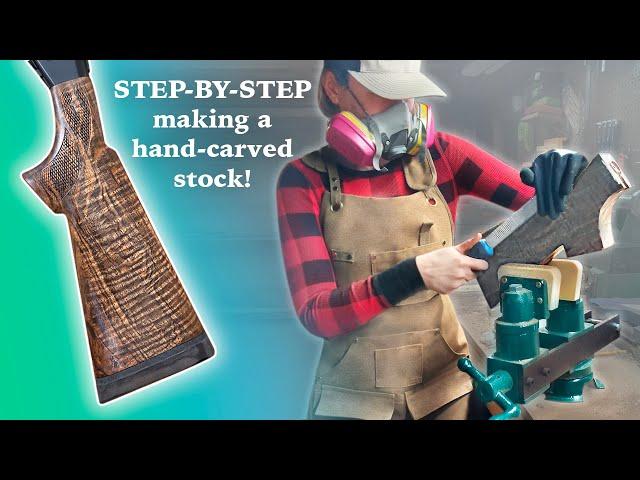 Carving a gunstock from scratch