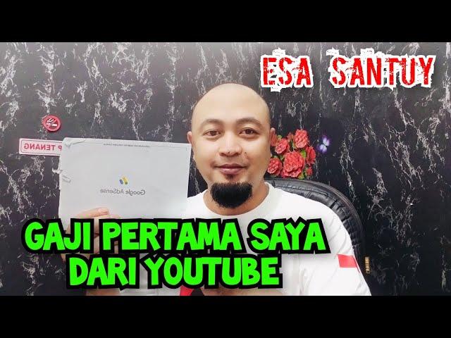 GAJI PERTAMA SAYA DARI YOUTUBE  ALHAMDULILLAH