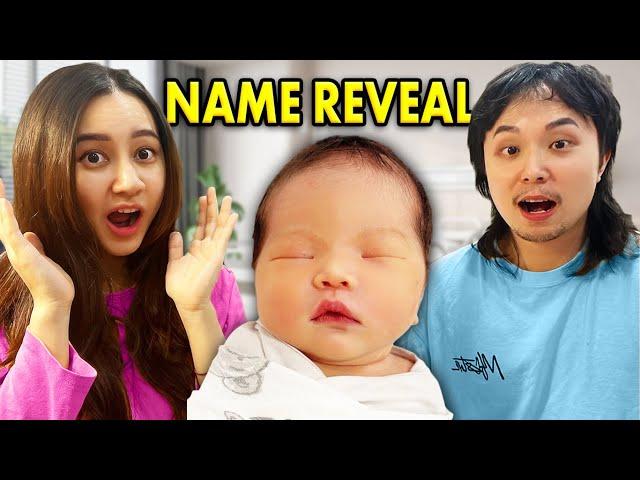 Our Baby's OFFICIAL NAME REVEAL!!