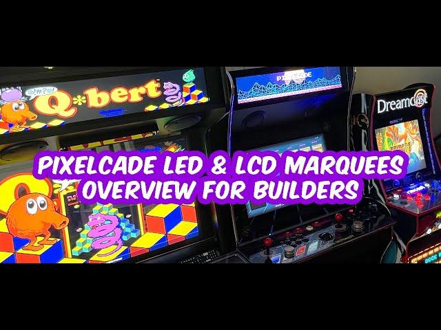 Pixelcade LED and LCD Marquees Overview for Arcade Cabinet Builders