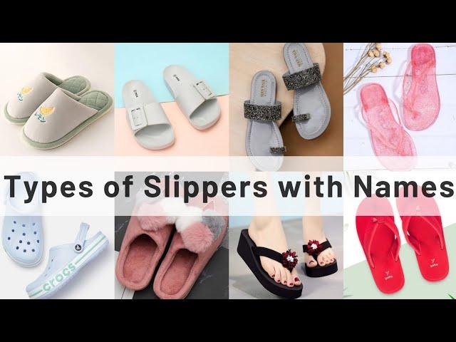 Types of Slippers for Women with Names