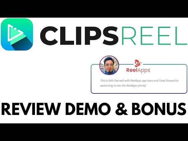 ClipsReel Review ClipsReel Demo & Bonus - Create Stunning Animated videos from Text or URL