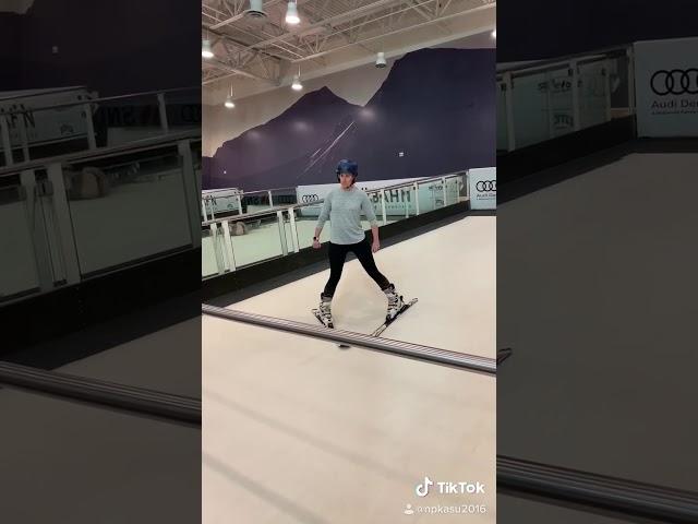 Not my best moment indoor skiing...