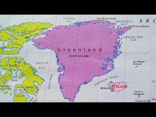 Greenland with map।। विश्व का सबसे बड़ा द्वीप।। ग्रीनलैंड द्वीप।। Island ️।। #worldgeography