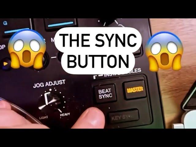 The sync button! #howtodj #djing #djtutorials