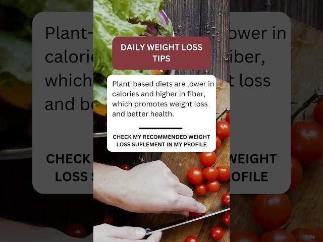 Plant-Based Diet for Weight Loss: Slim Down with Healthy Meals #usaweightloss #weightlosssupplements