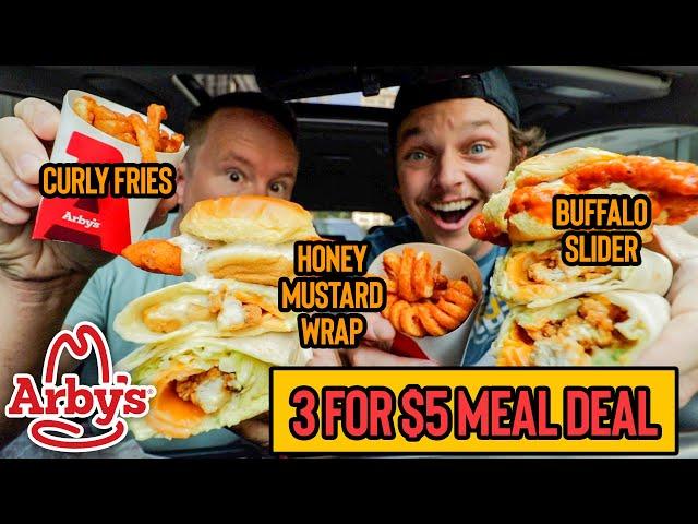 Is Arby's 3 For $5 Value Menu The Best Deal In Fast Food In 2024? | *FULL FOOD REVIEW*