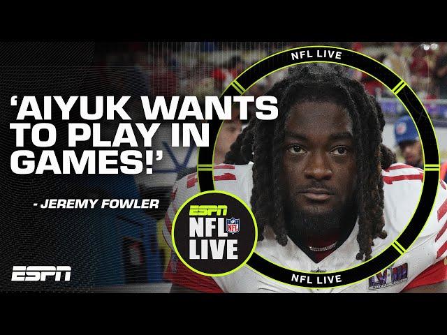 Why did the Brandon Aiyuk deal FINALLY get done?  'He wanted to PLAY!' - Fowler | NFL Live