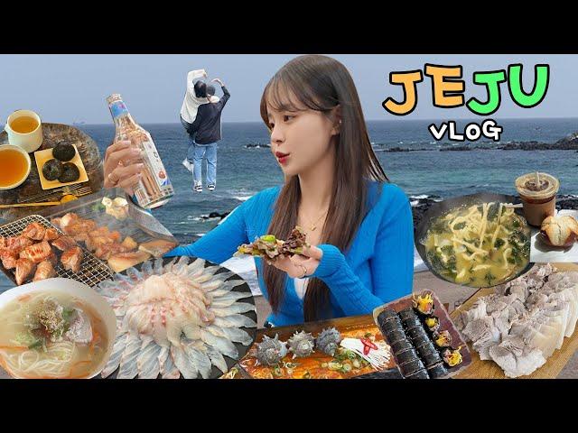 [여행vlog] 급 제주여행에 혼여행 먹방가자 _ 다금바리+시래기김밥+제주물식당+보말칼국수+홀츠카페+첫 갈치조림+포토존추천