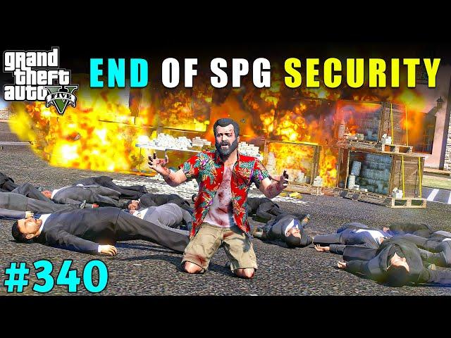 MICHAEL'S SPG SECURITY IS NO MORE | GTA V GAMEPLAY #340 | GTA 5