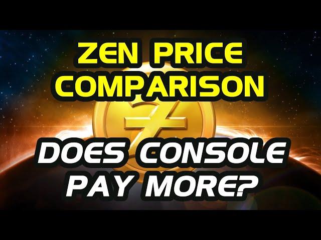 Zen Price Comparison - Does Console Pay More?